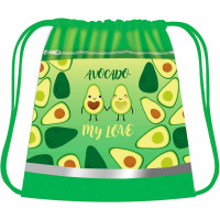 Сумка для сменной обуви "Авокадо лав" 42х34см 1 отделение с карманом СДС-71