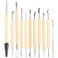 Набор инструментов для моделирования 11шт. металл/дерево Y10759-24