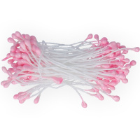 Тычинки для искусственных цветов 10х85шт розовые "Fiorico" TIC/B-1.5