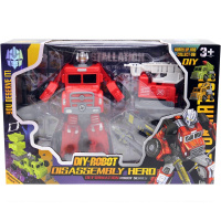 Трансформер "Робот. Пожарная машина" 17х7см пластик, с аксессуарами LT373680