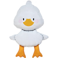 Шар воздушный 104см(41") Фигура "Гусь Обнимусь" фольга 23520