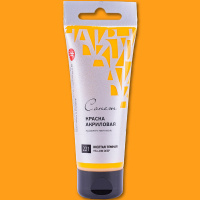 Краска акриловая 75мл желтая темная туба с европодвесом Сонет 28109221