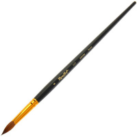 Кисть колонок круглая №8 длинная ручка ЖК1-08,07Ж