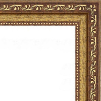 Рамка 40х50см коричневая/золото 34мм