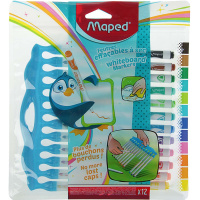 Набор маркеров для белой доски "Pep'S Innovation" 12шт, пулевидный наконечник, толщина линии 1,5мм