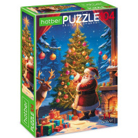 Пазлы 104 эл. "ECO. Дед Мороз и елочка" 22х32см 104ПЗ4_32935/089490