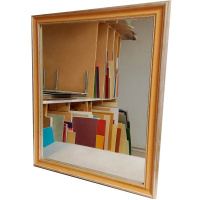 Зеркало 40х50см, багет коричневый/бронза 40мм