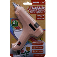 Пистолет клеевой электрический (40Вт) 17х14см диаметр 1,1см, бежевый корпус 11571-24