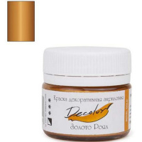 Краска акриловая 20мл "Деколор" золото ройял 0603122