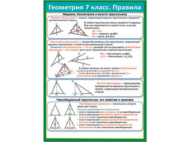 7 класс рф геометрия