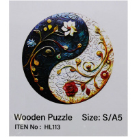 Пазл 14х12,5см дерево S "Инь Янь" HL113/11337-24