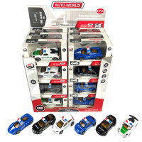 Машина "Полиция" инерционная, пластик 8,5х3х3,5см, ассорти 2136593/QZ354G