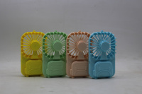 Игрушка-вентилятор 13см настольный, 3 режима, USB, пластик, 4 цвета 11084-24