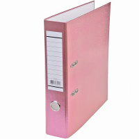 Папка-регистратор А4 70мм бумвинил розовый металлик 70ПР4_03418/066835