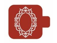 Трафарет пластиковый 9х9см с ручкой М9О-55