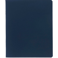 Тетрадь А5 48л клетка "SoloMatte. Сапфир" на скобе, ламинация Soft-touch 092727