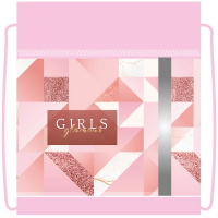 Сумка для сменной обуви "Элит. Girls glamour" 36x46см 1 отделение с карманом СДС-711