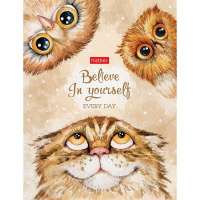 Бизнес-блокнот А6 80л "Верь в себя!" клетка 7БЦ 80ББ6В1_23722