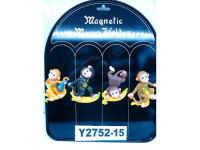 Магнит Обезьяна с бананом 7см 4 вида Y2752-15