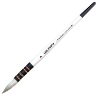 Кисть коза микс круглая №8 короткая ручка "Premium" 750031