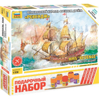 Модель "Английский корабль Ревендж" 12,5см 79 деталей 6500П