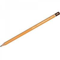 Карандаш чернографитный "Koh-I-Noor 1500" 2В, шестигранный корпус, дерево 150002B01170RU