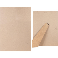 Фотозадник 21х30см с опорой, картон, коричневый 141598