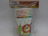 Набор стаканов 0,25л "Веселый зоопарк" 6шт F