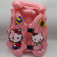 Надувной жилет для плавания с воротником 53х44см "Кити" розовый 1074