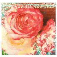 Салфетка для декупажа 33х33мм 1шт Цветы Y6786-18