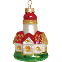 Ёлочное украшение "Замок" h-11см в подарочной упаковке ФУ-93