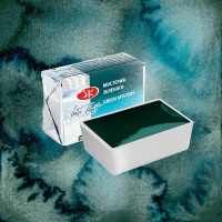 Краска акварельная 2,5мл мистерия зелёного кювета 1911779 Краска акварельная 2,5мл мистерия зелёного кювета 1911779