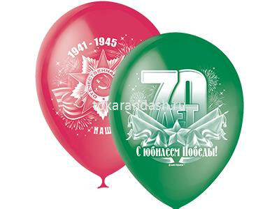 Шар воздушный 30см(12") Пастель+Декоратор День Победы (шелк) 1ст. от магазина "Карандаш"