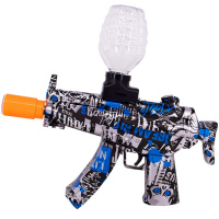 Автомат пневматический "Защитник" 30х18,5см с аккумулятором и прицелом, пластик (пули, мишень)