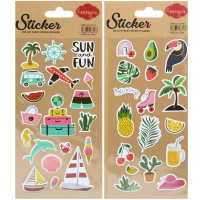 Наклейки "Детские" 10х23см ассорти CT7268