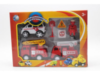 Набор машин "Служебная техника" инерционный, пластик 30х22х7,5см 7 предметов T20-D906/558A20