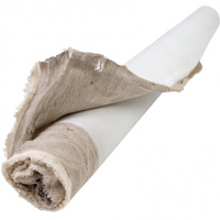 Холст для живописи 290г/м2 100% лен 1х3м крупное зерно грунтованный 4610003280024