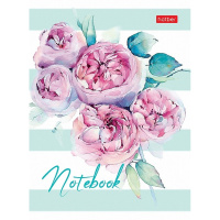 Бизнес-блокнот А6 160л "Нежные моменты" клетка 7БЦ 160ББ6В1_22204