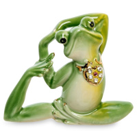 Сувенир "Лягушка" 7х7см керамика, 2 вида Y3383-16