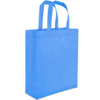 Сумка 46х34х10,5см, спанбонд, текстиль, синяя 2039283