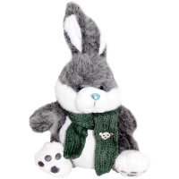 Заяц с шарфом 23см 5 цветов WT2576