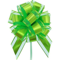 Бант - шар 5см диаметр 13см Матовый салатовый Y7015-8