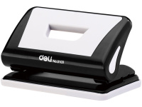 Дырокол 10л 2-отв, d-6мм, металл, серый E0103