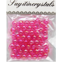Набор бусин 13х10см 10мм розовый Y9023-19