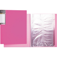 Папка 20 вкладышей "DIAMOND NEON" А4 розовая 20AV4_02033/035335