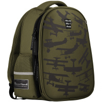 Рюкзак "Военный паттерн.Защитники неба" 30х38х20см, 1000гр, 2 отделения, 2 кармана, темно-зеленый