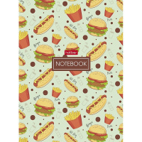 Бизнес-блокнот А6 160л "Лайт. Good food" клетка интегральный переплет 160ББL6В1_24773