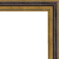 Рамка 30х40см темно-коричневая/золото 34мм