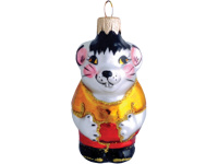 Ёлочное украшение "Мышь Мотя" h-9см в подарочной упаковке ФУ-437