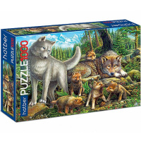 Пазлы 1000 эл. "Premium. Семья волков" 68х48см 1000ПЗ2_22139/061720